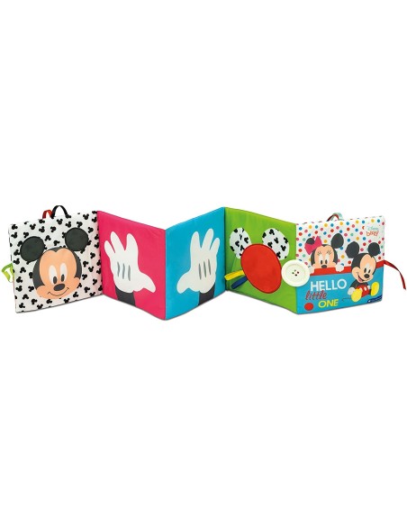 Disney Baby Soft Book Mickey Mouse - Libro soffice Topolino CLE17721 Clementoni | Futurartshop.com