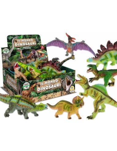 Geo Nature Dinosauri soffici con fischietto - modelli assortiti TEO67134 Teorema | Futurartshop.com