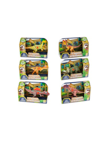 Geo Nature-dinosaurs with Real Sounds-6 models TEO66894 Teorema | Futurartshop.com