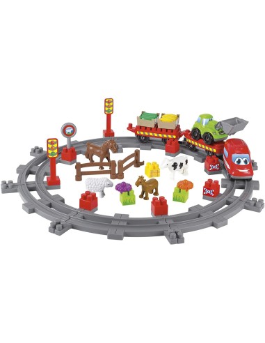 Abrick - Treno Country con animali FIC3068 Futurart | Futurartshop.com