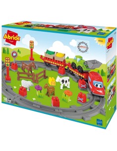 Abrick - Treno Country con animali FIC3068 Futurart | Futurartshop.com