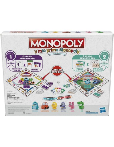 Monopoly - Il mio primo Monopoly HASF4436 Hasbro | Futurartshop.com
