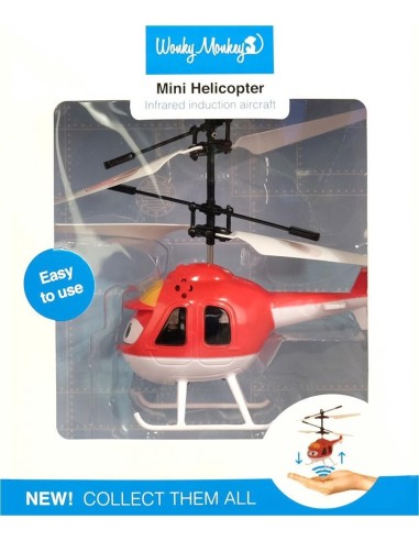 Elicottero Mini colore rosso FICHELI-310RD Futurart | Futurartshop.com