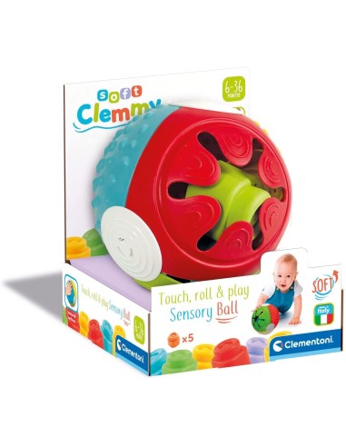 Soft Clemmy - Palla sensoriale sensory ball CLE17689 Clementoni | Futurartshop.com