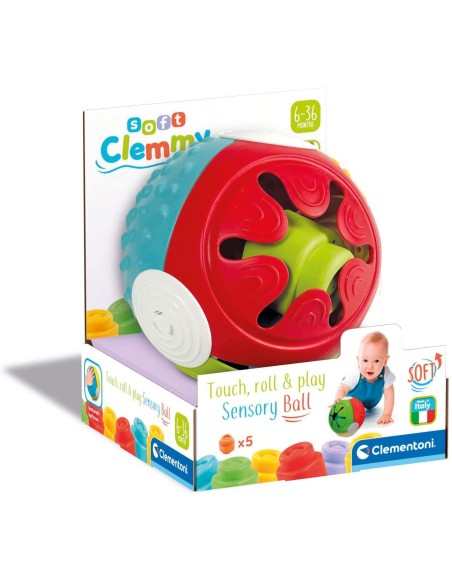Soft Clemmy - Palla sensoriale sensory ball CLE17689 Clementoni | Futurartshop.com