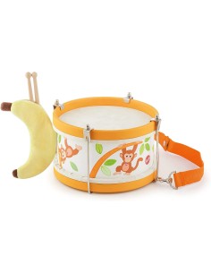 Wooden drum with monkey TRU88034 Trudi | Futurartshop.com