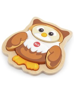 Puzzle in legno Gufo Rinaldo TRU88011 Trudi | Futurartshop.com