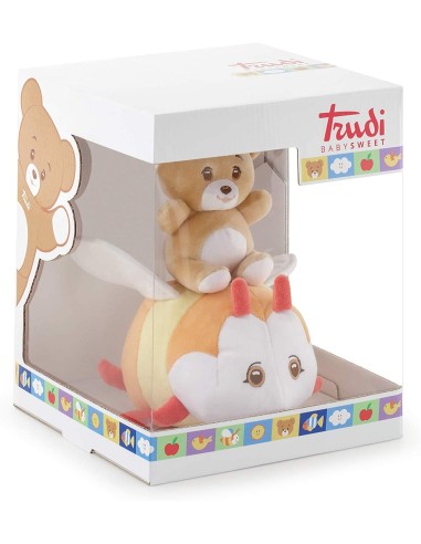 Bee and bear plush Music Box TRU28084 Trudi | Futurartshop.com