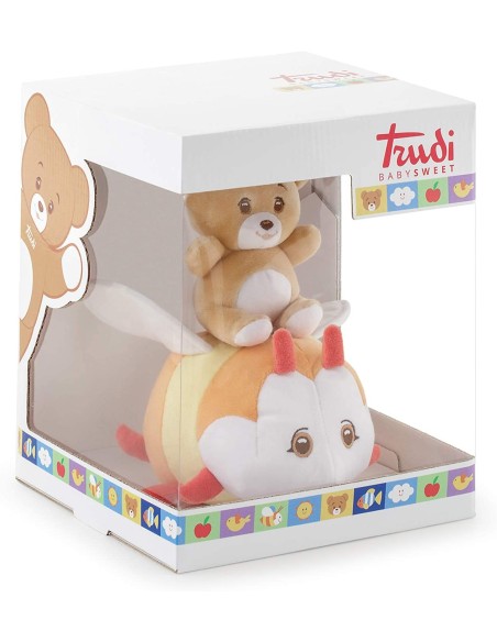 Bee and bear plush Music Box TRU28084 Trudi | Futurartshop.com