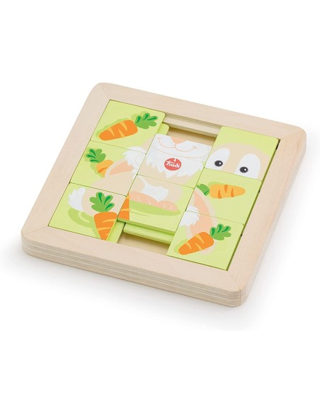 Sevi-Oliviero rabbit sliding Puzzle TRUTUE44000 Trudi | Futurartshop.com