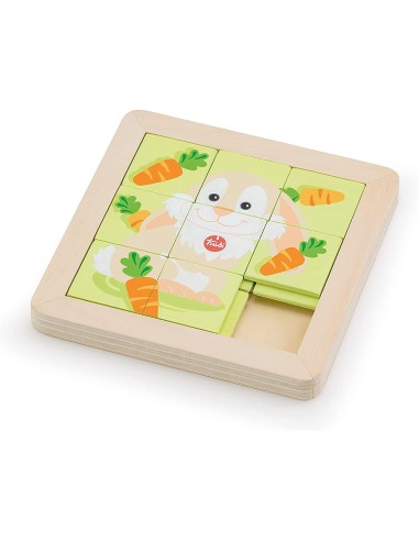 Sevi-Oliviero rabbit sliding Puzzle TRUTUE44000 Trudi | Futurartshop.com