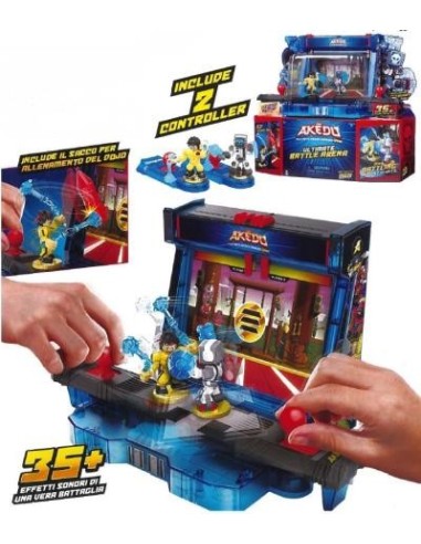 Akedo - Arena di combattimento con 2 personaggi GIOAKE02000 Giochi Preziosi | Futurartshop.com