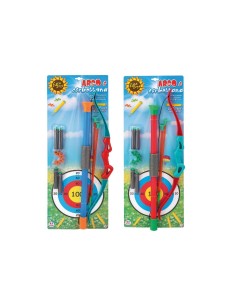 Bow and blowpipe with suction cup arrows-2 colors GLO41126 Globo | Futurartshop.com