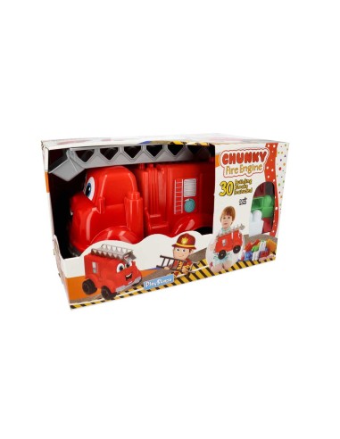 Camion dei Pompieri con costruzioni - 30 pezzi TOY03452 Toys Garden | Futurartshop.com