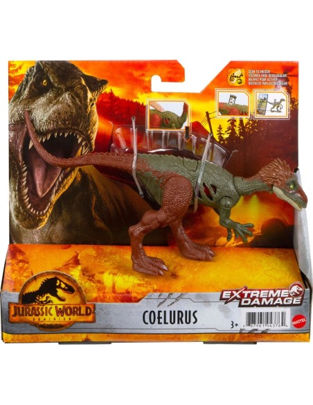 Jurassic World - Coelurus Extreme Damage MAGGWN13/GWN16 Mattel | Futurartshop.com