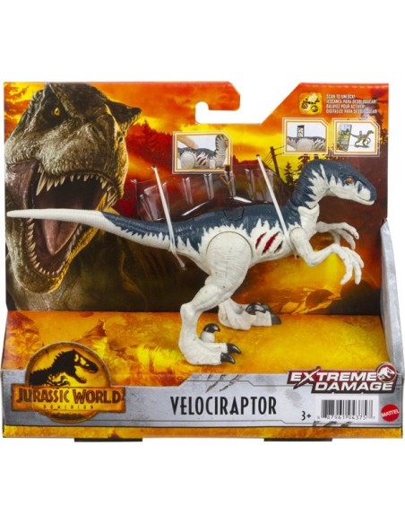 Jurassic World - Velociraptor Extreme Damage MAGGWN13/GWN14 Mattel | Futurartshop.com