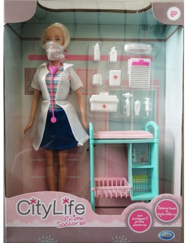 City Life - Bambola Primo Soccorso con accessori ODS44419 Ods | Futurartshop.com