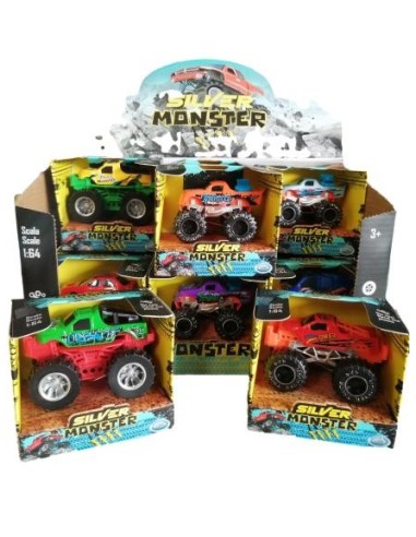 Silver Monster Auto die-cast in scala 1:64 modelli assortiti ODS41450 Ods | Futurartshop.com
