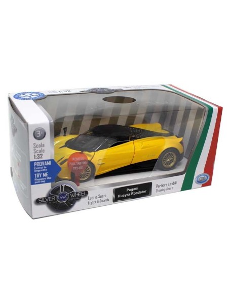 Silver Auto heels Italian cars with lights and sounds-assorted models ODS41127 Ods | Futurartshop.com