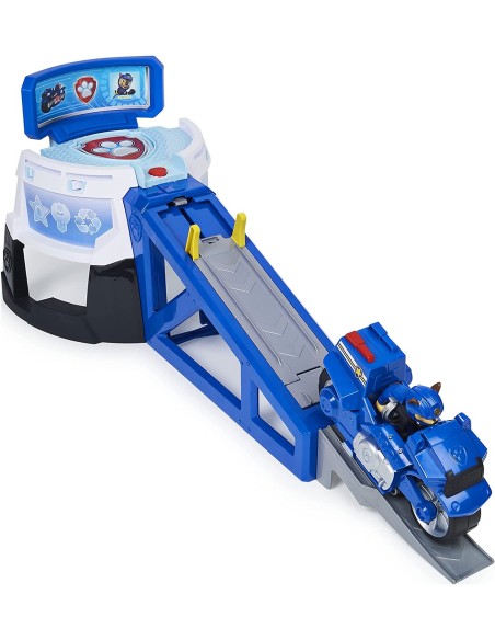 PA Patr Patrol motorcycle Pups launch pad with vehicle and character FIC20129845 Spin master | Futurartshop.com