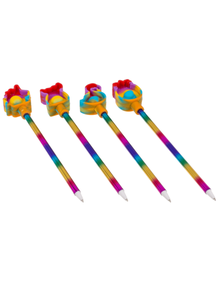 Penna a sfera Rainbow Fidget Pop Toy - 4 modelli OTB29/2807 Out of The Blue | Futurartshop.com