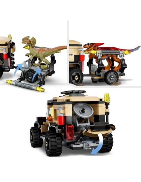 Lego Jurassic World - Trasporto del Piroraptor e del Dilofosauro 76951 LEG6342807 Lego | Futurartshop.com