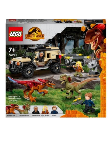 Legoururassicor orld-transport of the Pyroraptor and Dilophosaurus 76951 LEG6342807 Lego | Futurartshop.com