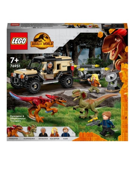 Legoururassicor orld-transport of the Pyroraptor and Dilophosaurus 76951 LEG6342807 Lego | Futurartshop.com