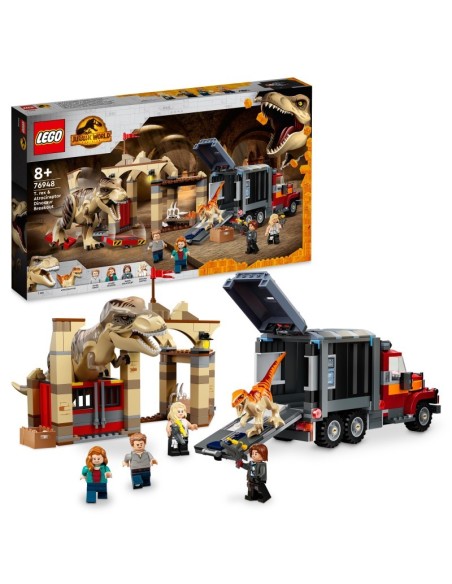 Legoururassicor orld-the escape of the T-King 7 and the Atrociraptor 76948 LEG6332800 Lego | Futurartshop.com
