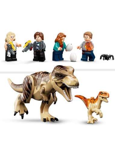 Lego Jurassic World - La fuga del T-Rex e dell'Atrociraptor 76948 LEG6332800 Lego | Futurartshop.com