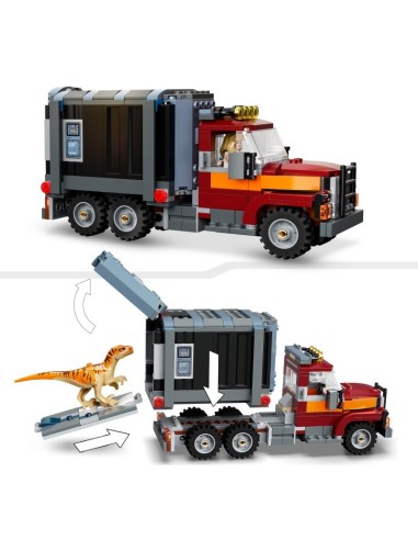 Lego Jurassic World - La fuga del T-Rex e dell'Atrociraptor 76948 LEG6332800 Lego | Futurartshop.com