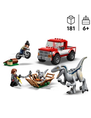 Legour Urassicor orld 76946-the capture of blue and Beta Velociraptors LEG6332796 Lego | Futurartshop.com