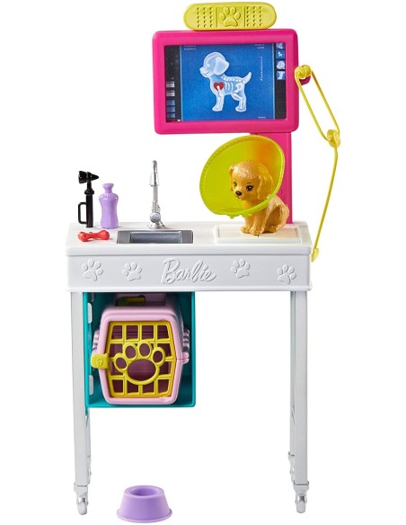 Barbie mini playset Studio Veterinario FICFJB25/GJL68 Mattel | Futurartshop.com