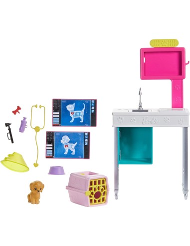 Barbie mini playset Studio Veterinario FICFJB25/GJL68 Mattel | Futurartshop.com