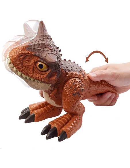 Jurassic World mini Carnotaurus Toro morso selvaggio FICHBY84 Mattel | Futurartshop.com