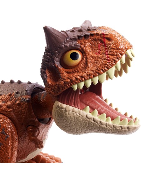 Jurassic World mini Carnotaurus Toro morso selvaggio FICHBY84 Mattel | Futurartshop.com