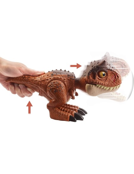 Jurassic World mini Carnotaurus Toro morso selvaggio FICHBY84 Mattel | Futurartshop.com