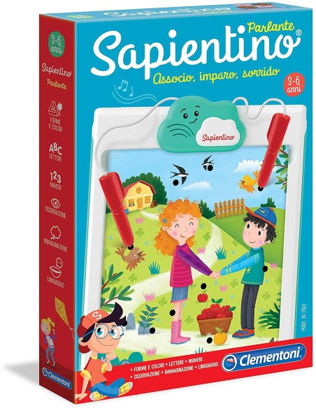 Sapientino parlante associo imparo sorrido CLE16215 Clementoni | Futurartshop.com