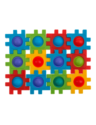 Fidget Pop to costruzione building blocks 4 cm OTB61/6692 Out of The Blue | Futurartshop.com