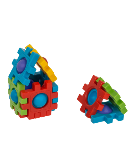 Fidget Pop to costruzione building blocks 4 cm OTB61/6692 Out of The Blue | Futurartshop.com