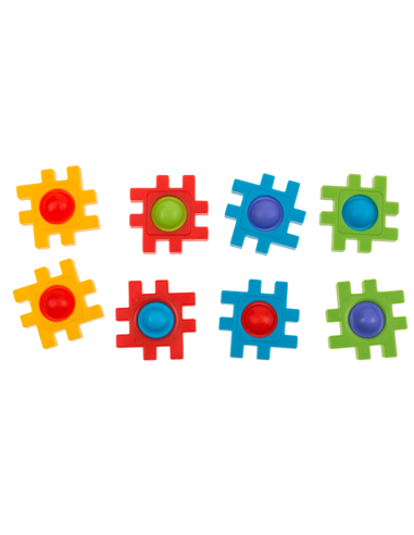 Fidget Pop to costruzione building blocks 4 cm OTB61/6692 Out of The Blue | Futurartshop.com