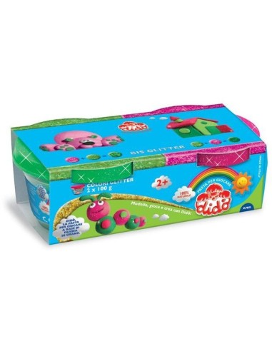 Didò pasta da modellare glitter magenta e verde CARTFIL396702 Fila | Futurartshop.com