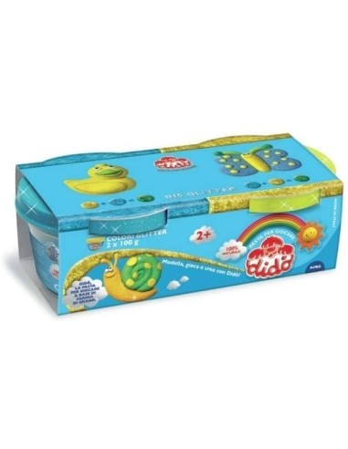 Dido modeling paste glitter yellow and blue ARVF3967 01 Fila | Futurartshop.com