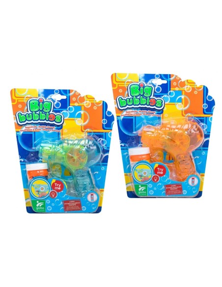 Pistola Sparabolle a frizione con luci - 2 colori GLO40973 Globo | Futurartshop.com