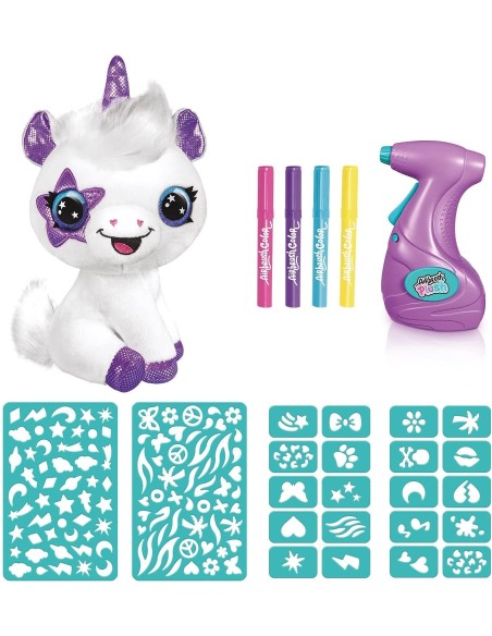 Airbrush plush unicorn ROC20288990 Rocco Giocattoli | Futurartshop.com