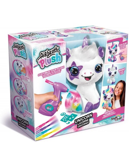 Airbrush plush unicorn ROC20288990 Rocco Giocattoli | Futurartshop.com