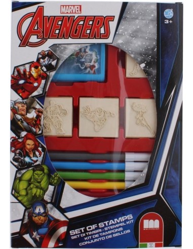 Avengers set stamps and markers MUL27873 Multiprint | Futurartshop.com