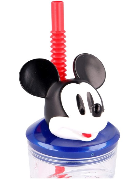 Micke glass Mouse Mouse in 3D with straw RTIST50166 Futurart | Futurartshop.com