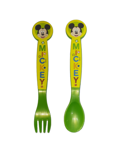 Mickey Mouse - Set 2 posate in plastica RTIST44217 Futurart | Futurartshop.com