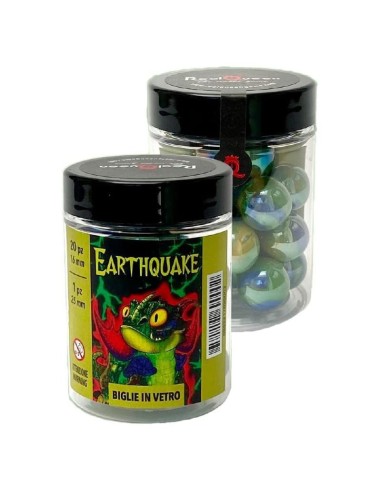 Barattolo con 21 biglie in vetro colorate RTI69000 Futurart | Futurartshop.com
